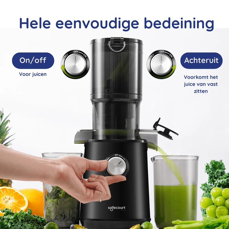 Slowjuicer ColdPress Pure Pro - zwart