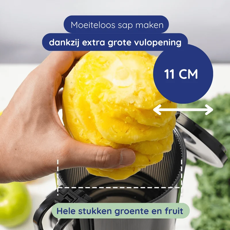 Slowjuicer ColdPress Pure Pro - zwart