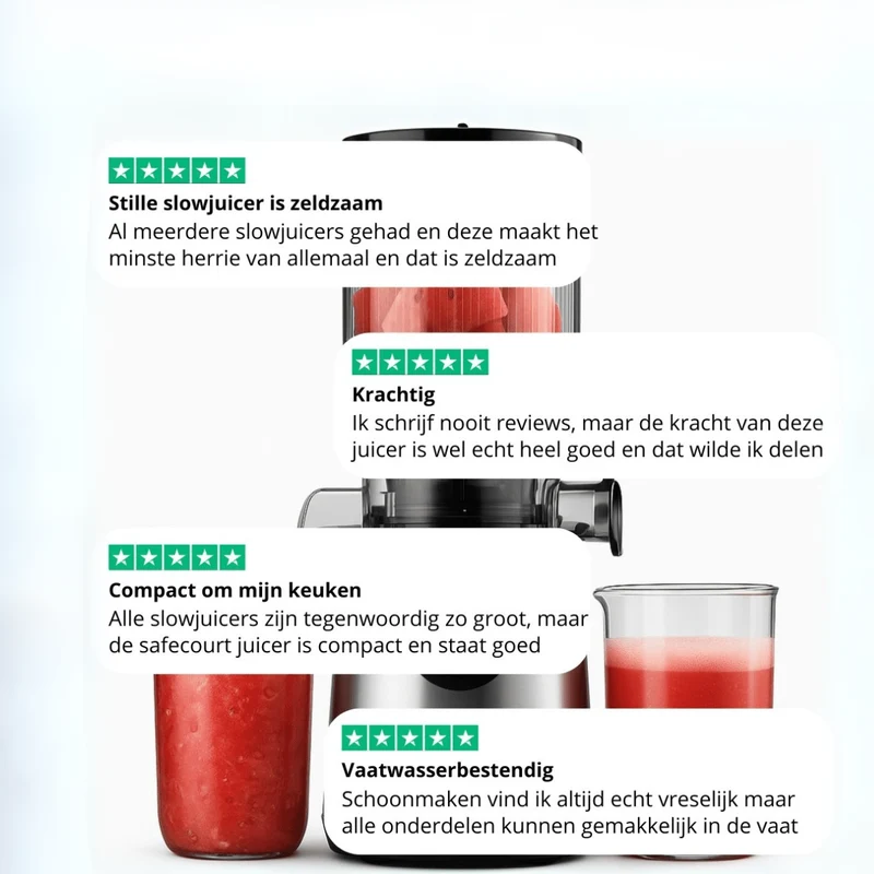 Slowjuicer ColdPress Pure Pro - zwart
