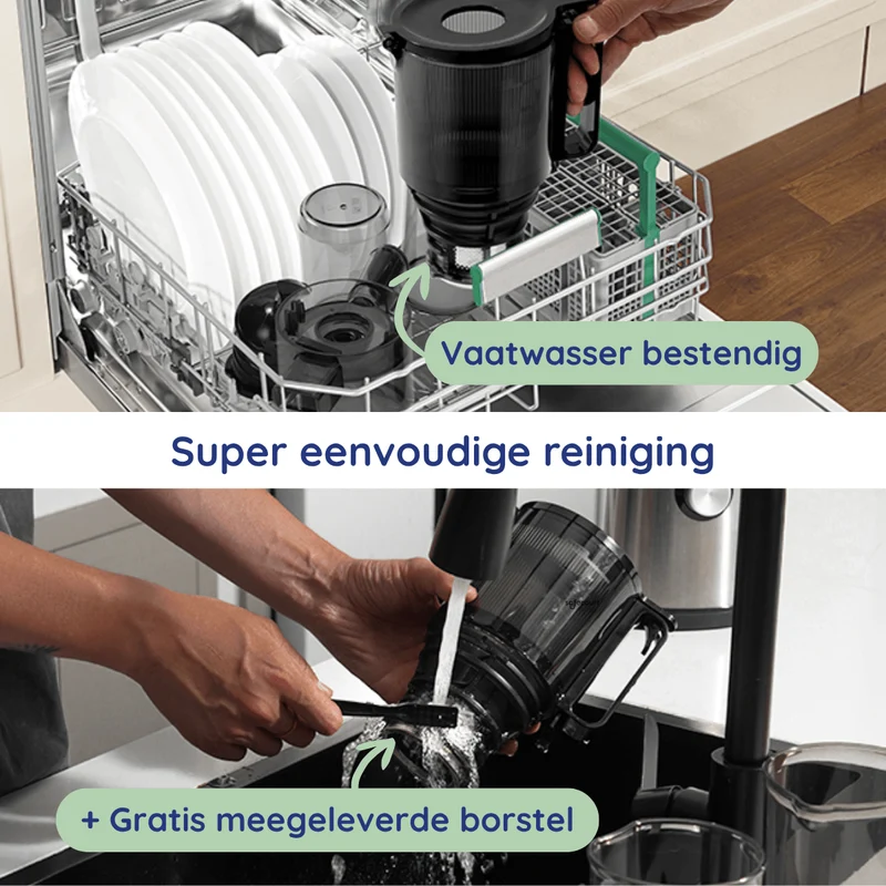 Slowjuicer ColdPress Pure Pro - zwart