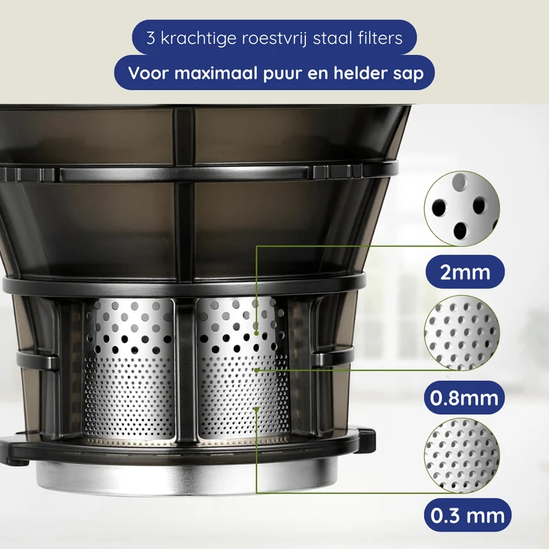 Slowjuicer ColdPress Pure Pro - zwart