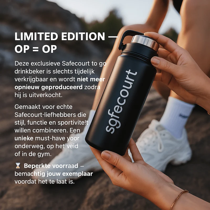 Stalen drinkfles (limited edition)