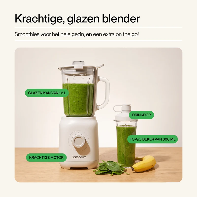 Glass Blender - Beige