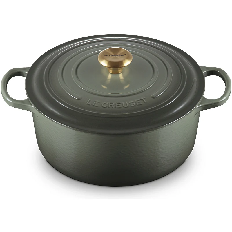 Le Creuset Bräter Signature rund 22 cm Thyme
