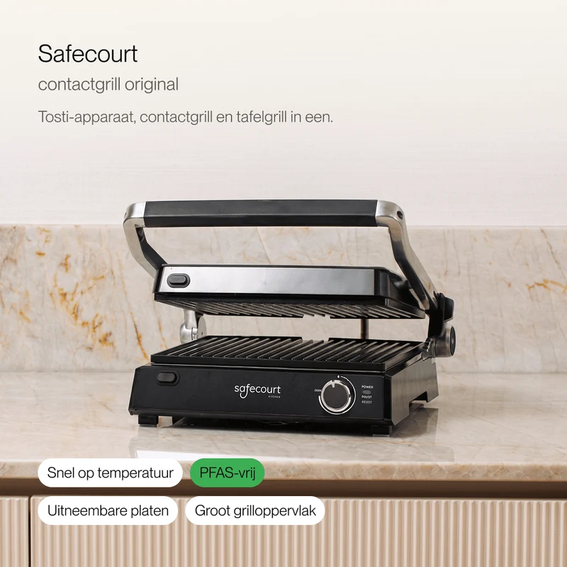 Contactgrill original zwart