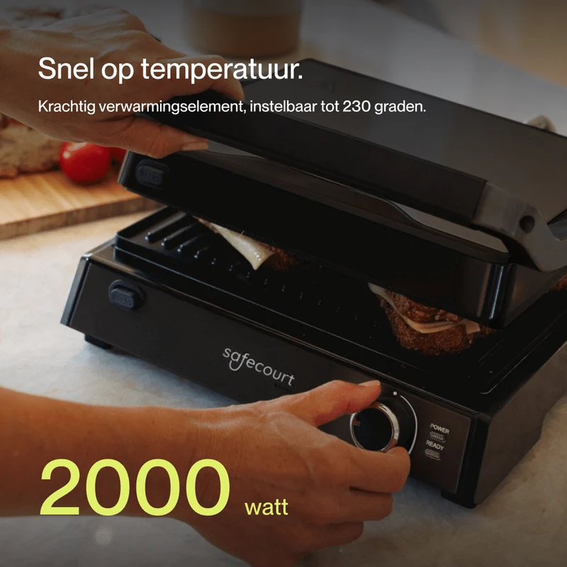 Contactgrill original zwart