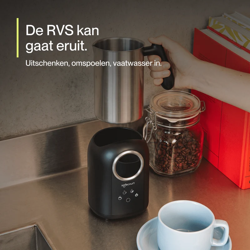 Melkopschuimer Inductie