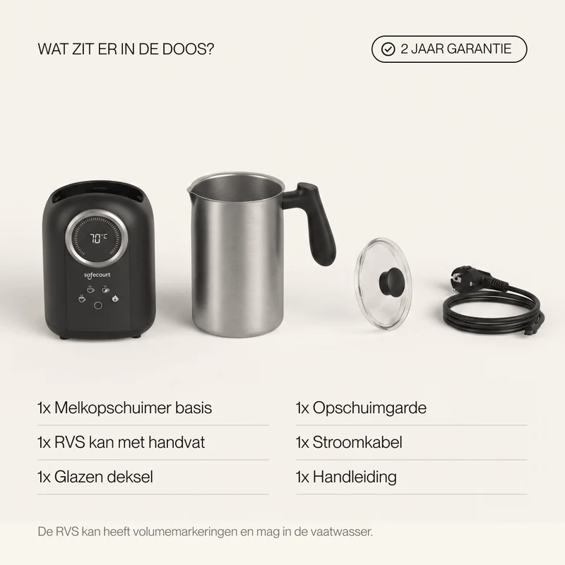 Melkopschuimer Inductie