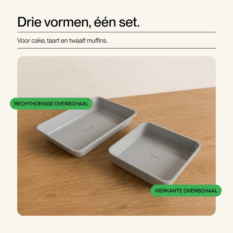 Ovenschalen Set - 2-delig