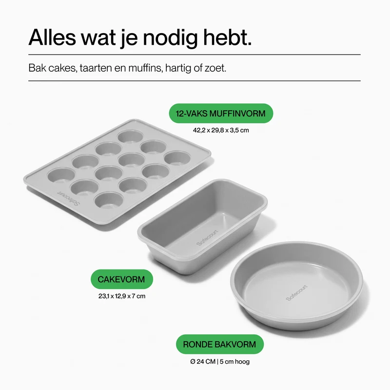 Fun Baking Set - 3-delig