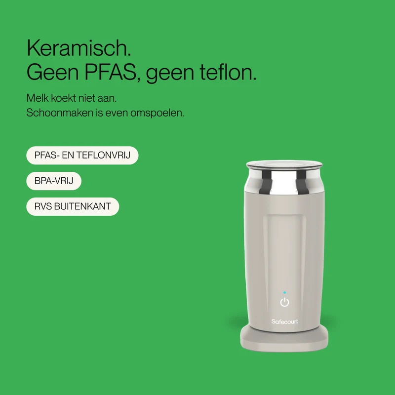 Melkopschuimer Original beige