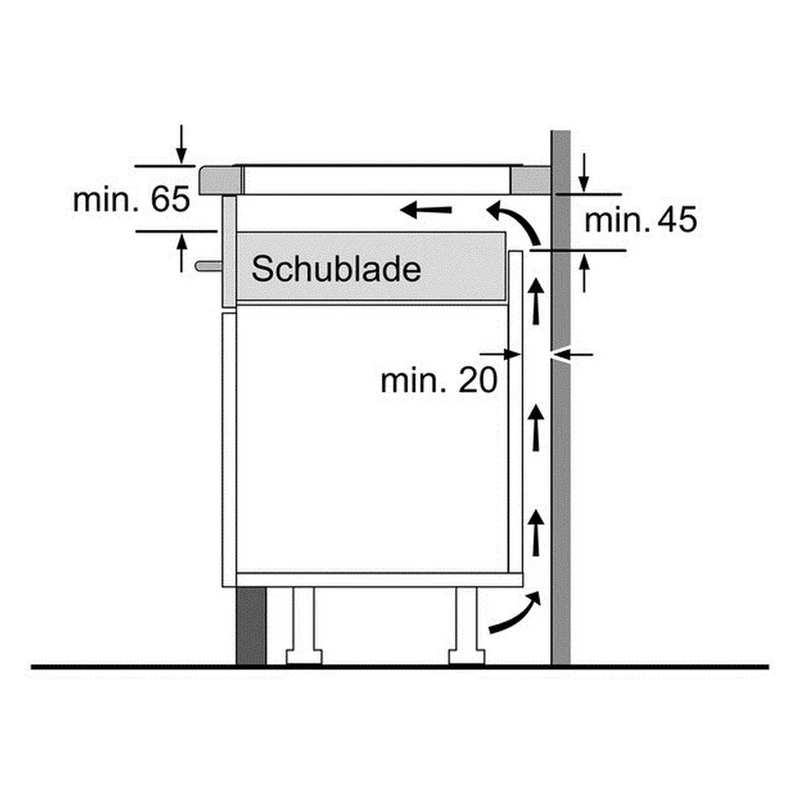Bosch Serie 8 PXX675DC1E Induktionskochfeld Integriert 4 Zonen Schwarz, Edelstahl