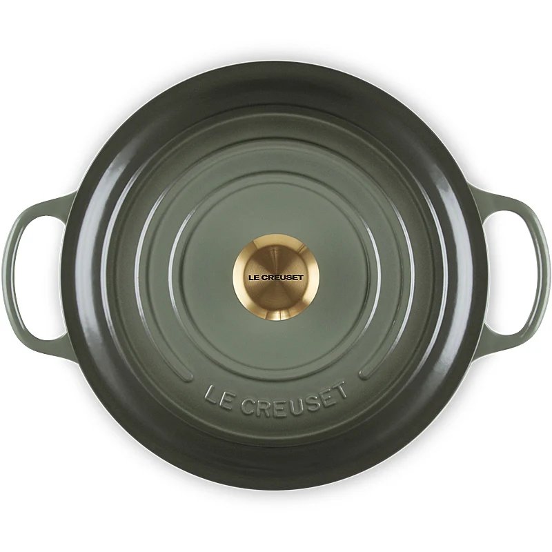 Le Creuset Bräter Signature rund 24 cm Thyme