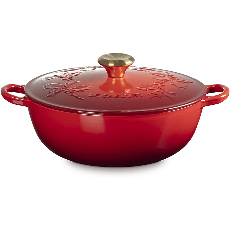 Le Creuset La Marmite Holly Tradition 26 cm Kirschrot