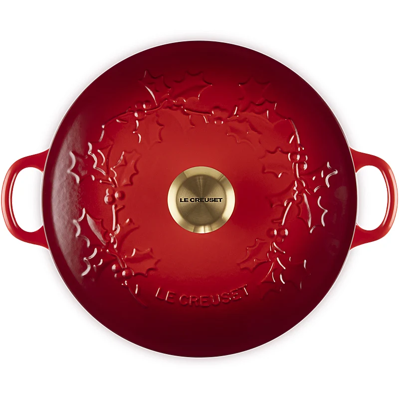 Le Creuset La Marmite Holly Tradition 26 cm Kirschrot
