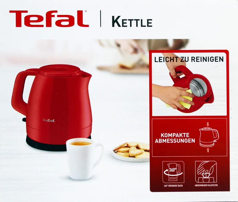Tefal KO1535 Wasserkocher 2400W 0,8 l rot