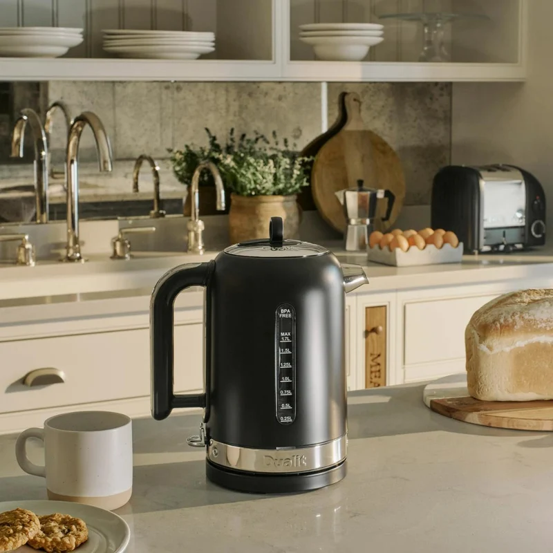 Dualit Wasserkocher Classic 1,7 l Matt Schwarz