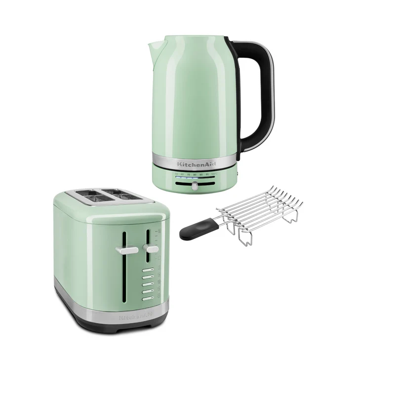 KitchenAid Frühstückspaket inkl. Wasserkocher 5KEK1701, Toaster 5KMT2109 + Brötchenaufsatz