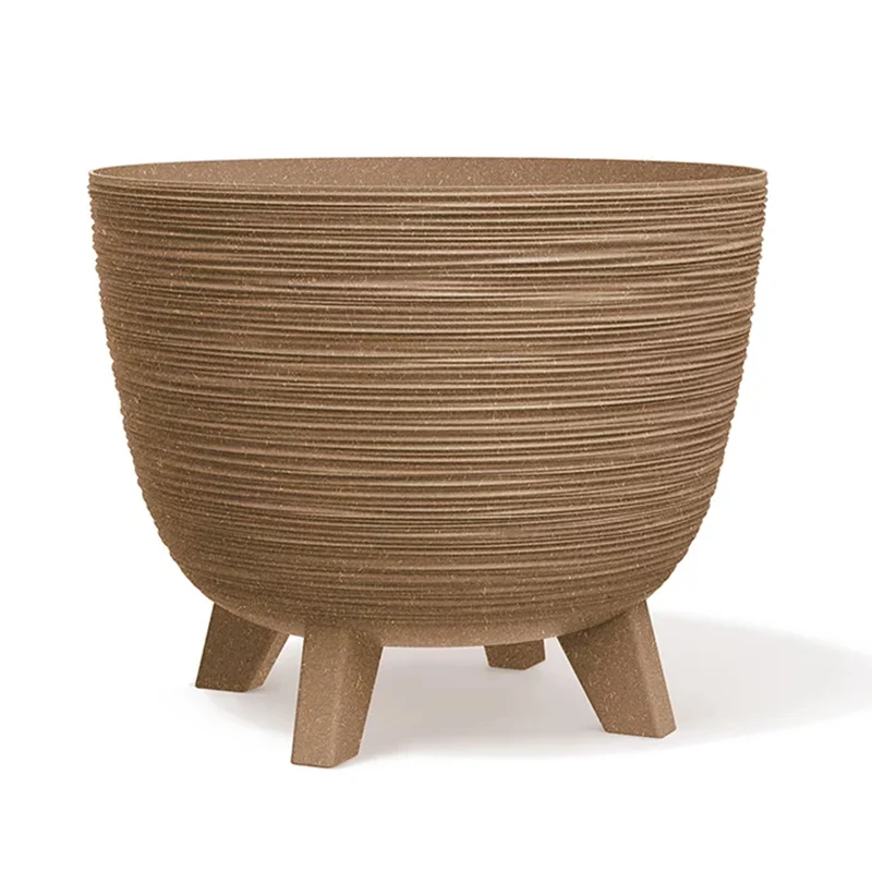 Prosperplast DFUR400W-4665W Flower Pot Planter with Legs Furu ECO Wood