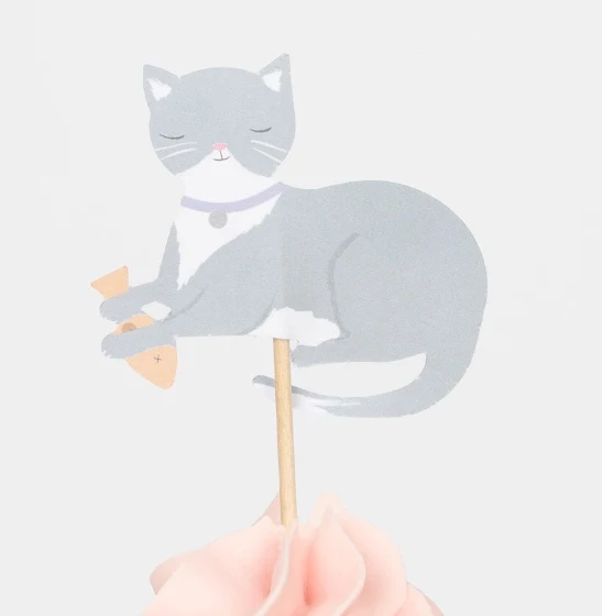 Meri Meri Cupcake-Set, Katzen