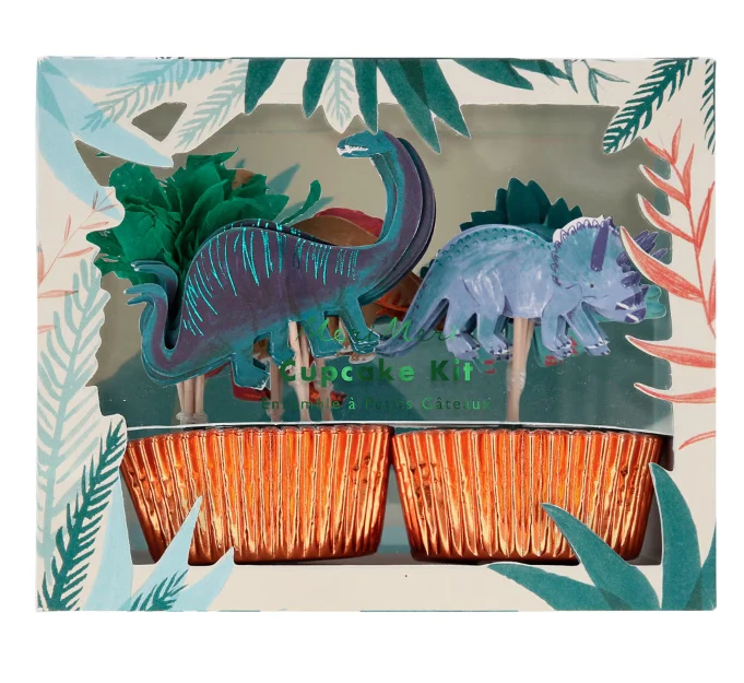 Meri Meri Cupcake-Set, Dinosaurier