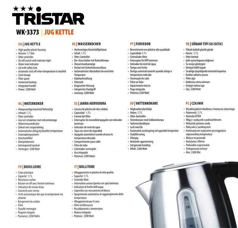 Tristar WK-3373 Design-Wasserkocher