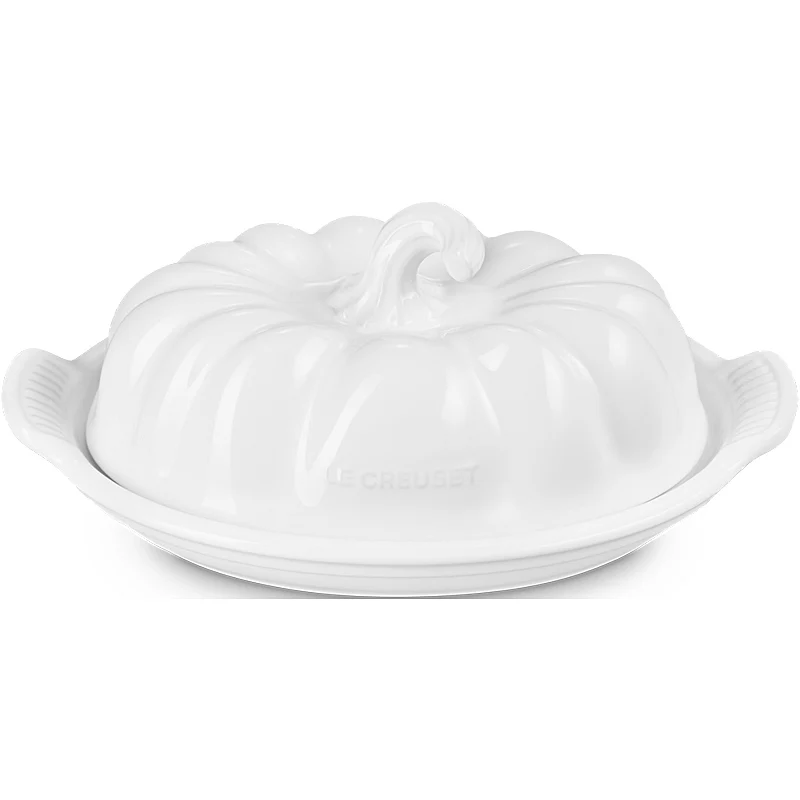 Le Creuset Butterdose Kürbis White
