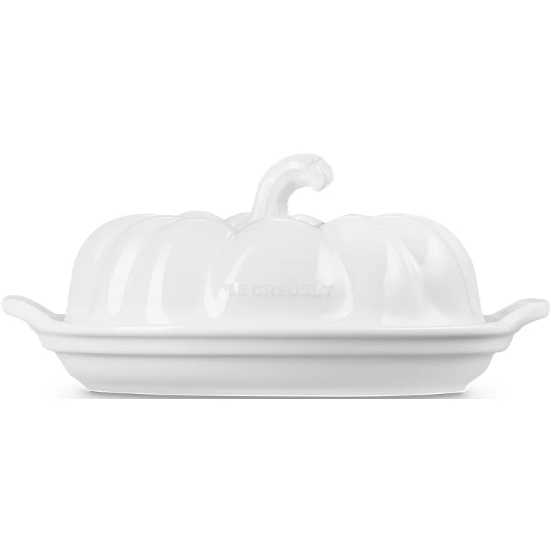 Le Creuset Butterdose Kürbis White