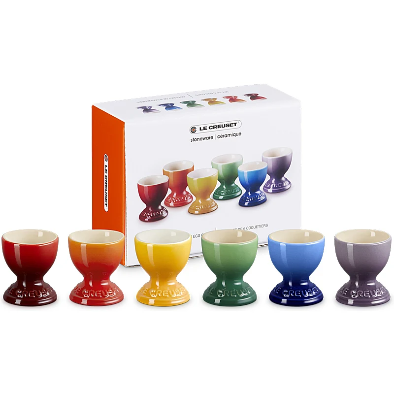 Le Creuset Eierbecher 6er Set Regenbogen