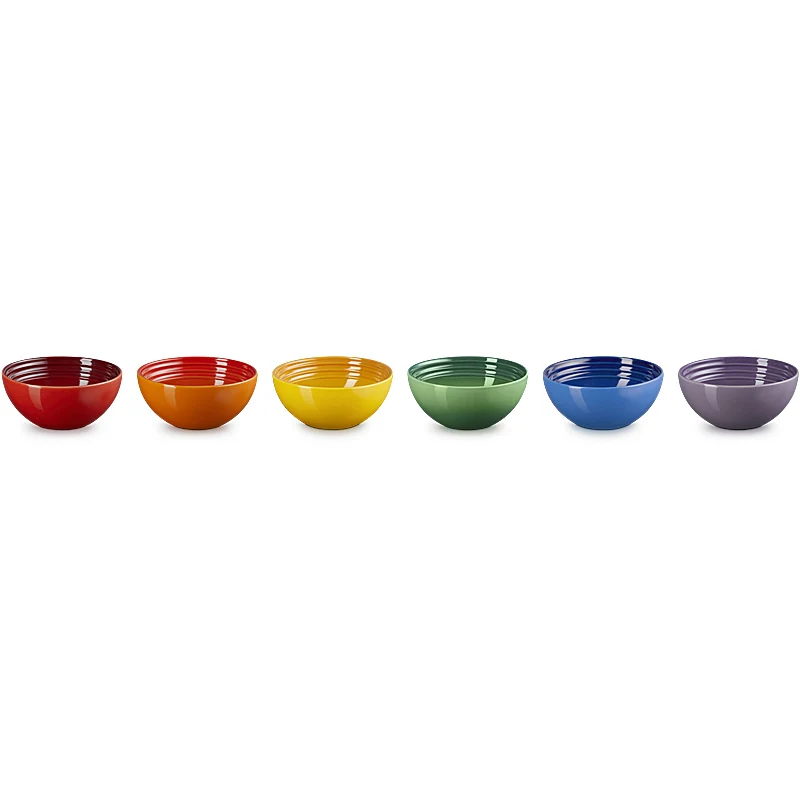 Le Creuset Snackschälchen 330ml 6er Set Regenbogen
