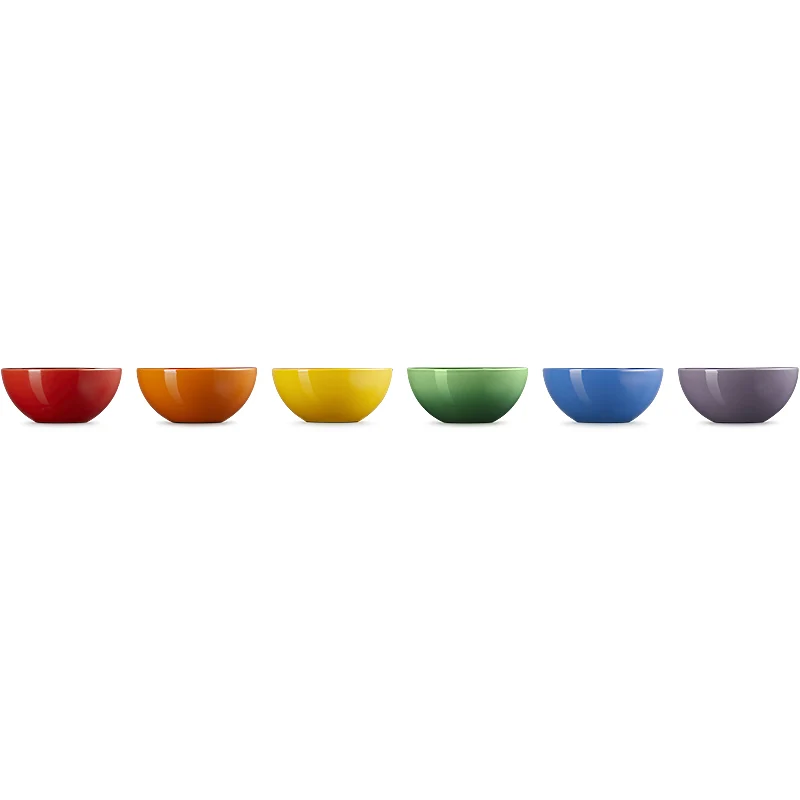 Le Creuset Snackschälchen 330ml 6er Set Regenbogen