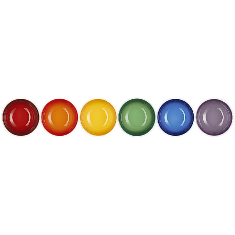 Le Creuset Müslischüssel 16cm 6er Set Regenbogen