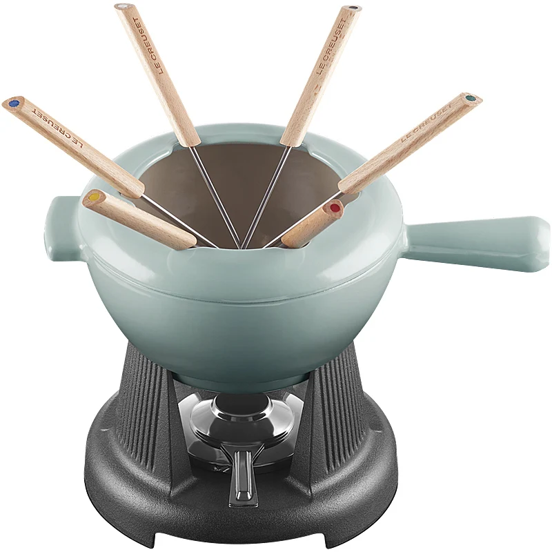 Le Creuset Käsefondue Set Mode Sea Salt