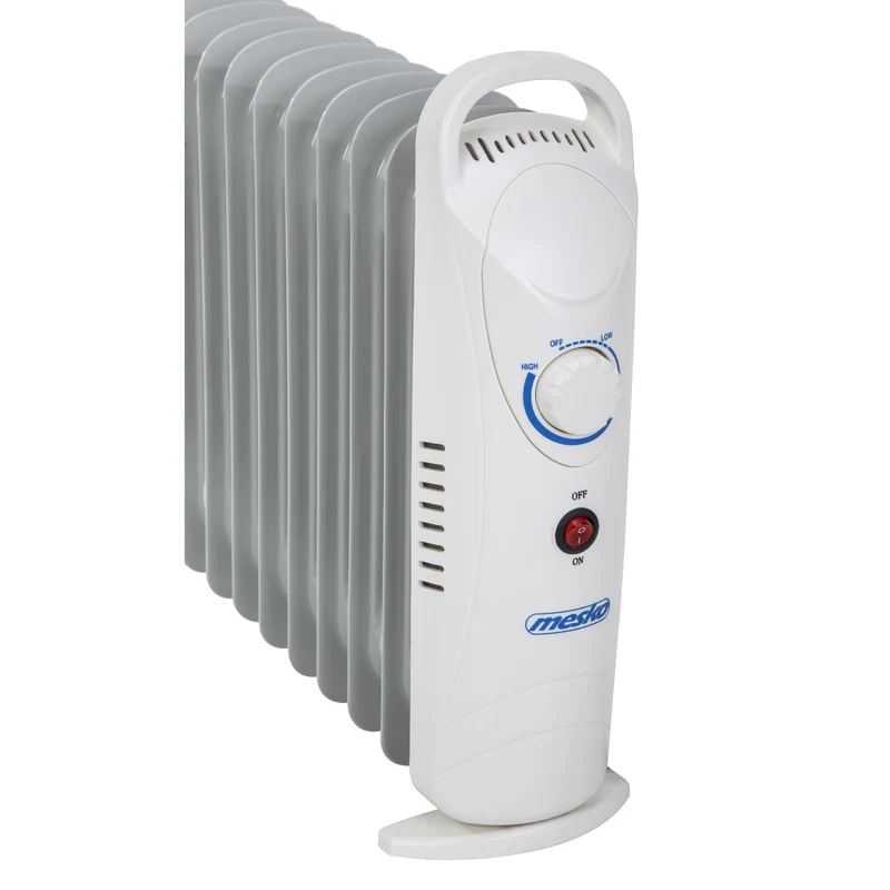 Mesko oil heater, 9 ribs, 1000W, temperature control, gray, MS 7805