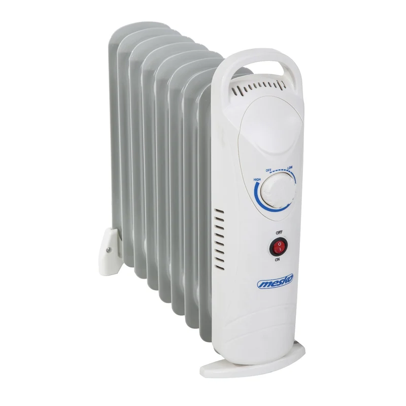 Mesko oil heater, 9 ribs, 1000W, temperature control, gray, MS 7805