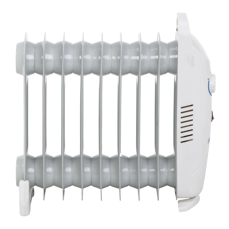 Mesko oil heater, 9 ribs, 1000W, temperature control, gray, MS 7805