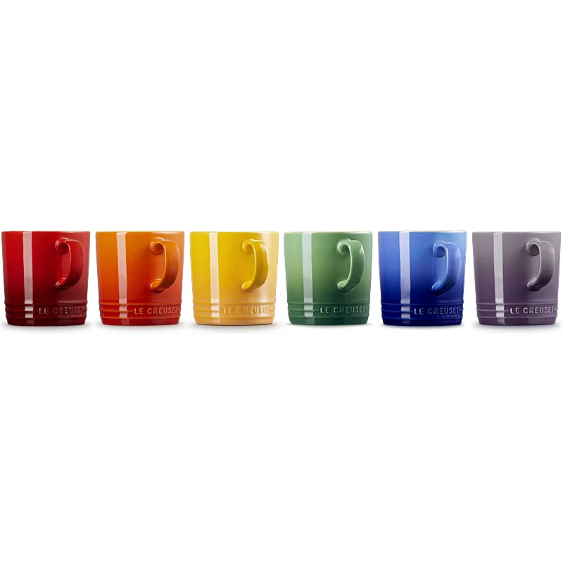 Le Creuset Becher 350 ml 6er Set Regenbogen