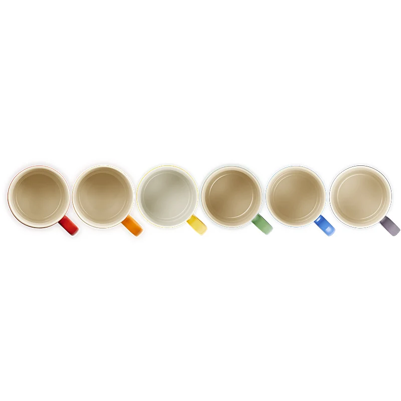Le Creuset Becher 350 ml 6er Set Regenbogen