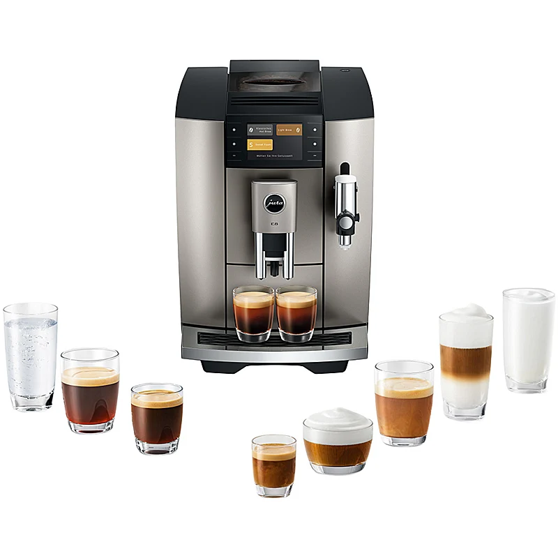 JURA E8 Midnight Silver (ED)