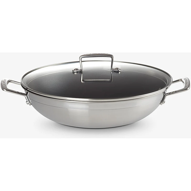 Le Creuset 3-ply Plus Wok 30cm