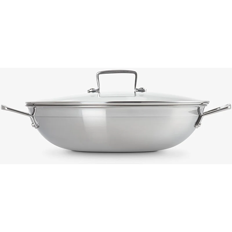 Le Creuset 3-ply Plus Wok 30cm