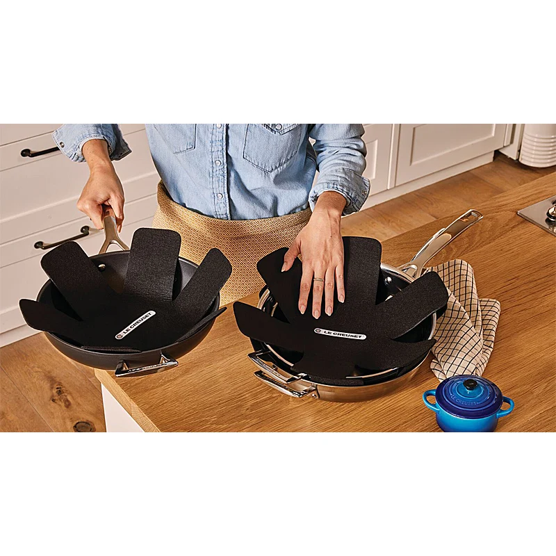 Le Creuset PFANNENSCHUTZ 3 STÜCK OFENROT