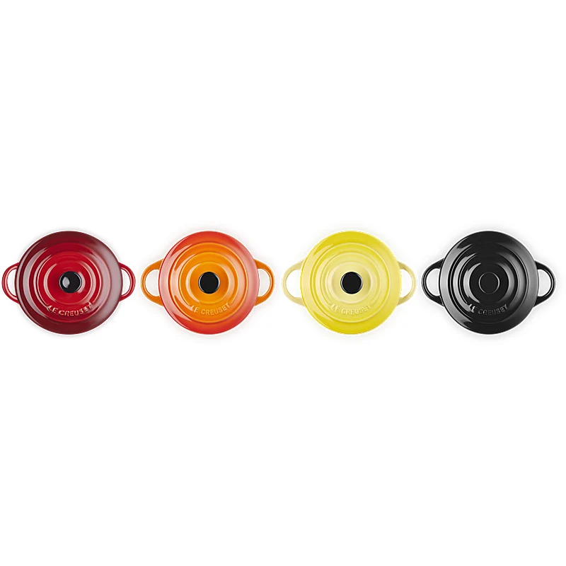 Le Creuset Mini Cocotte 4er-Set Feuer & Flamme