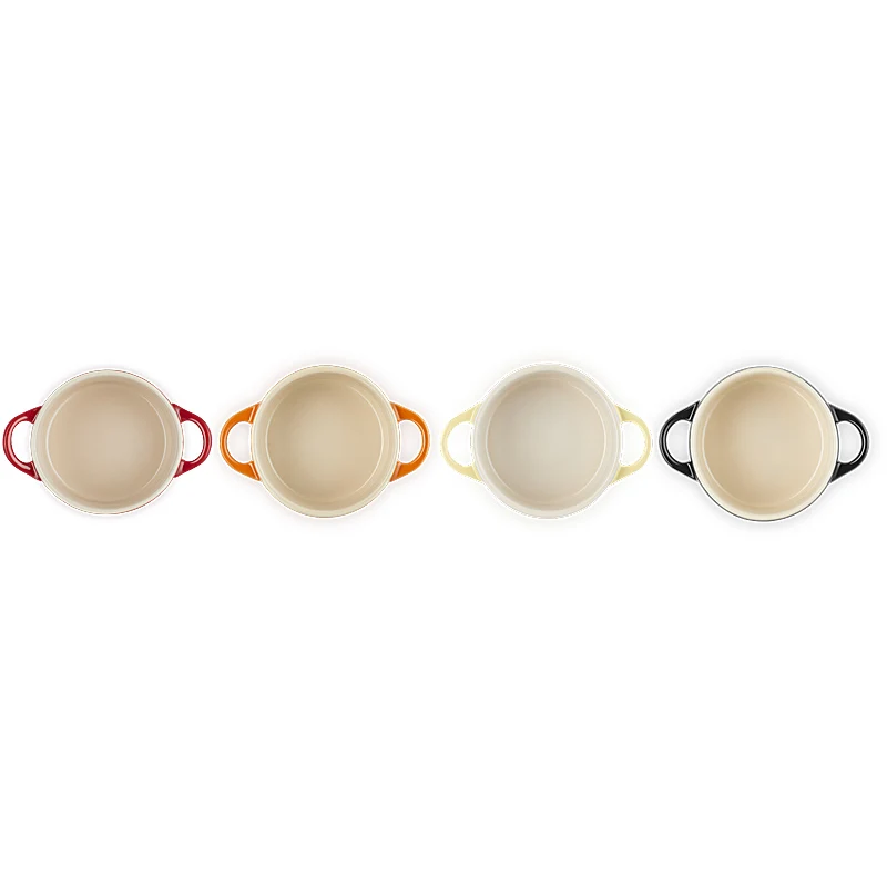 Le Creuset Mini Cocotte 4er-Set Feuer & Flamme