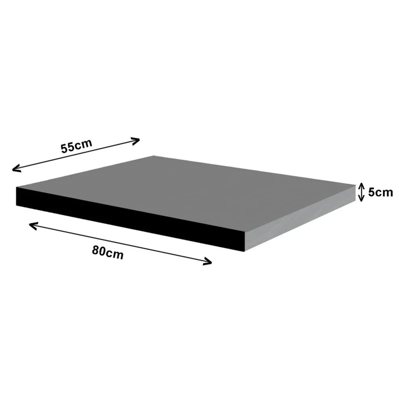 Bertoni XL dog mattress bed, foam, waterproof cover, Grey Dogs pattern, EE146