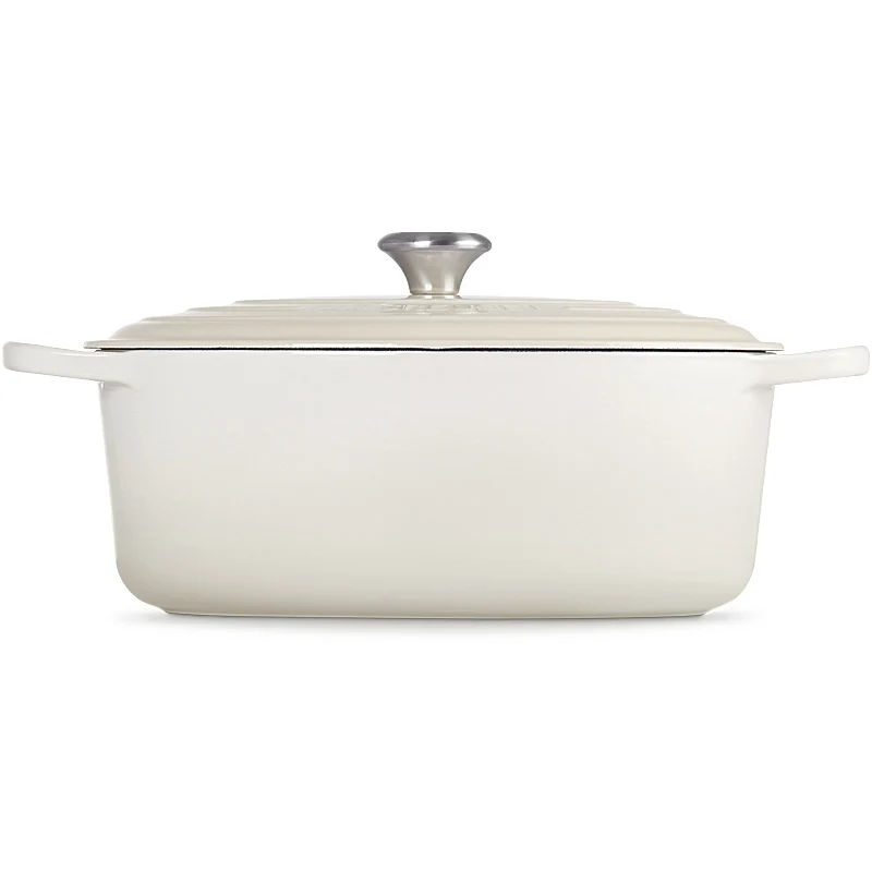 Le Creuset Bräter Signature oval 29cm Meringue