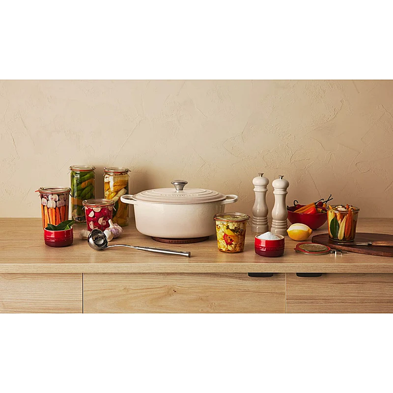 Le Creuset Bräter Signature oval 29cm Meringue