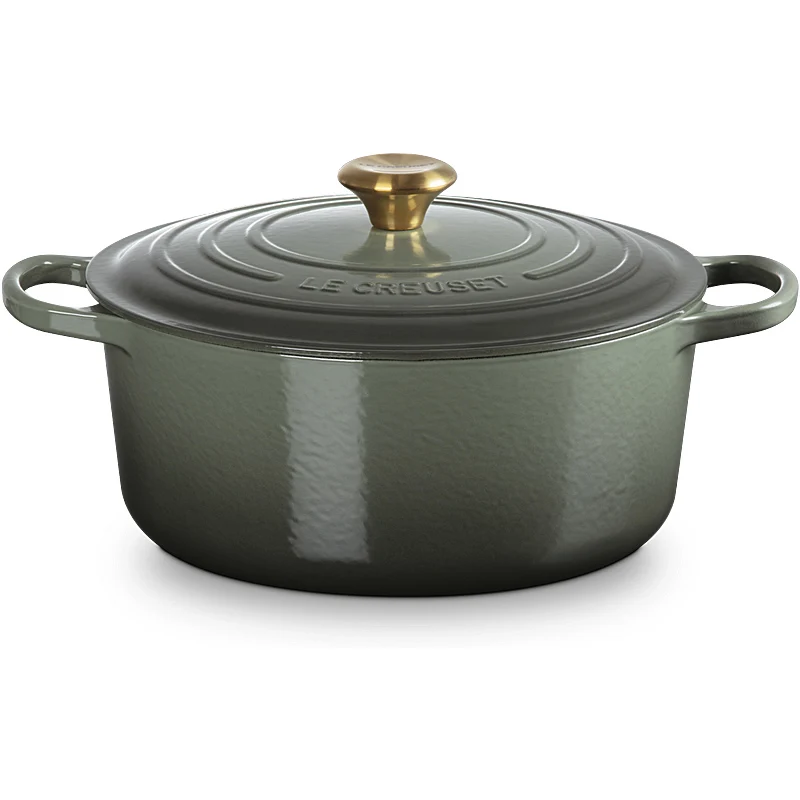 Le Creuset Bräter Signature rund 26 cm Thyme