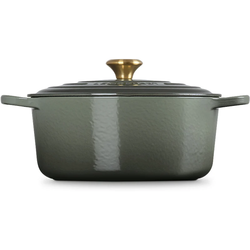 Le Creuset Bräter Signature rund 26 cm Thyme