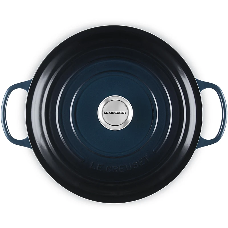 Le Creuset Bräter Signature rund 26 cm Nuit